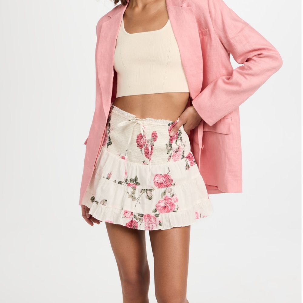 Loveshackfancy aldana skirt size m